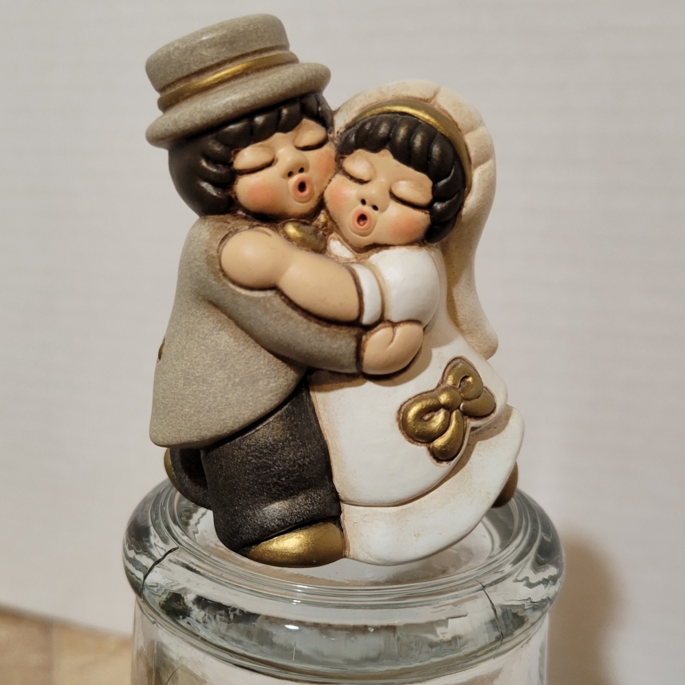 THUN Newleywed Couple Ceramic Figurine